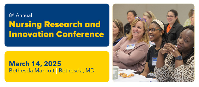 8th Annual Nursing Research and Innovation Conference Banner